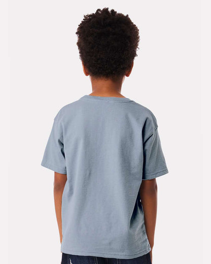BELLA + CANVAS Youth 6oz. Heavyweight Tee 3010Y #colormdl_Vintage Denim