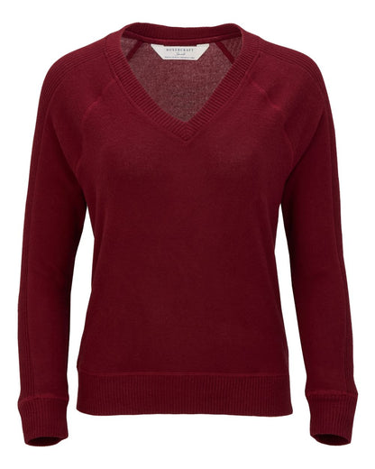 Boxercraft Women's Cuddle V-Neck Pullover BW1201 #color_Mantra Red