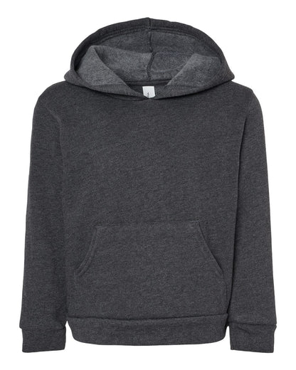 BELLA + CANVAS Toddler Sponge Fleece Pullover Hoodie 3719T #color_Dark Grey Heather