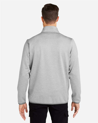 HUK Men's Coldfront+ Quarter-Zip Pullover H130098 #colormdl_Harbor Mist Heather
