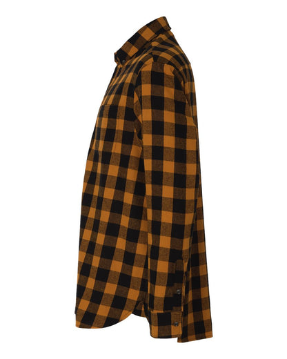 Boxercraft Men's Flannel Button Down Shirt BU7401 #color_Tobacco/ Black Buffalo