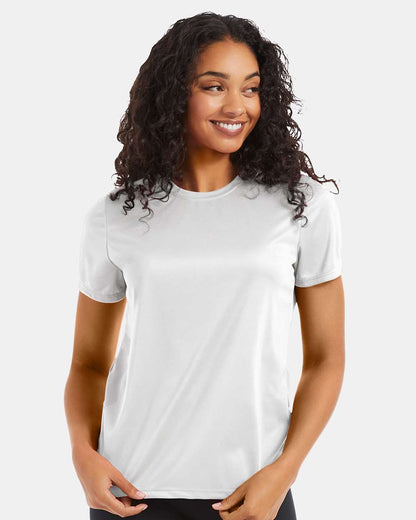 Hanes Women's Cool DRI® Performance T-Shirt 4830 #colormdl_White