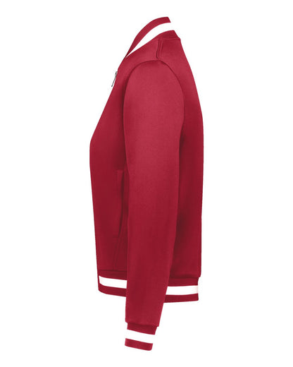 Holloway Women's V-Street Full-Zip Jacket 223747 #color_Scarlet/ White