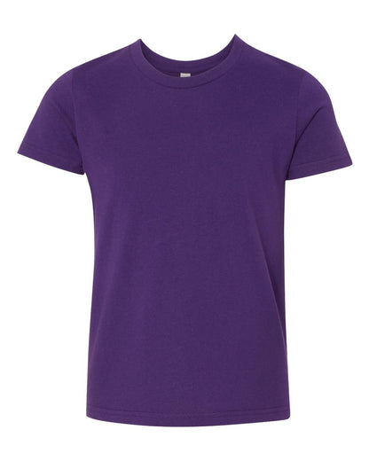 BELLA + CANVAS Youth Jersey Tee 3001Y #color_Team Purple