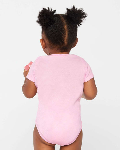 Rabbit Skins Infant Baby Rib Bodysuit 4400 #colormdl_Pink