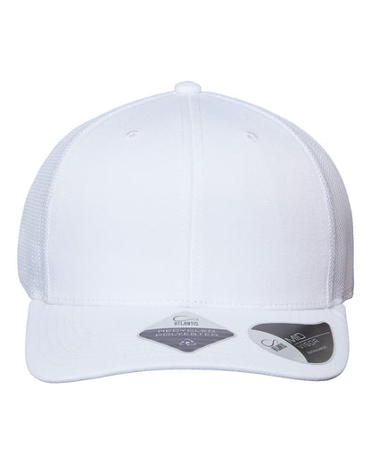 Atlantis Headwear Sustainable Trucker Cap BRYCE #color_White/ White