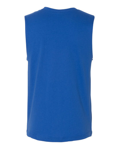 BELLA + CANVAS Jersey Muscle Tank 3483 #color_True Royal