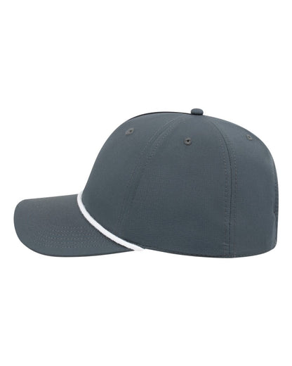 CAP AMERICA Athletic Rope Cap i7256 #color_Charcoal/ White