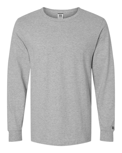 Russell Athletic Unisex Combed Ringspun Long Sleeve T-Shirt 600LRUS #color_Athletic Heather