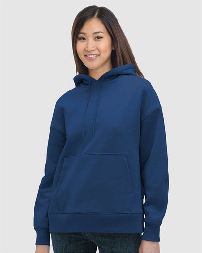 Bayside Women's USA-Made Hooded Sweatshirt 7760 #colormdl_Navy