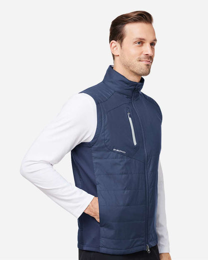 Zero Restriction Men's Lightweight Hybrid Vest W1008 #colormdl_Navy