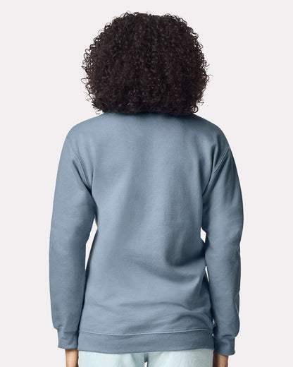 Gildan Unisex Softstyle® Midweight 1/4 Zip Sweatshirt SF008 #colormdl_Stone Blue