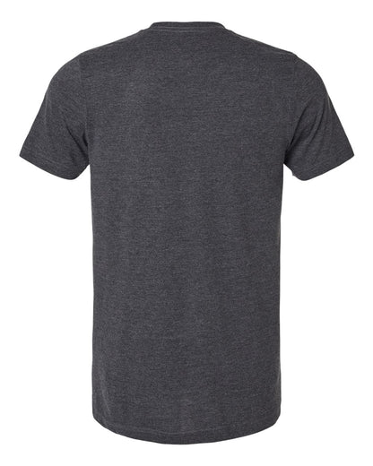 Tultex Combed CVC T-Shirt 602CVC #color_Heather Dark Grey