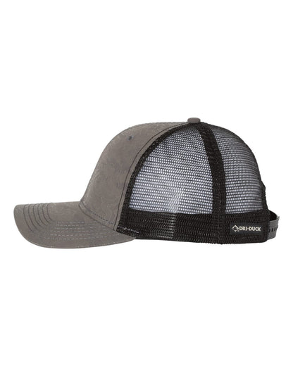 DRI DUCK Territory Trucker Cap 3458 #color_Charcoal