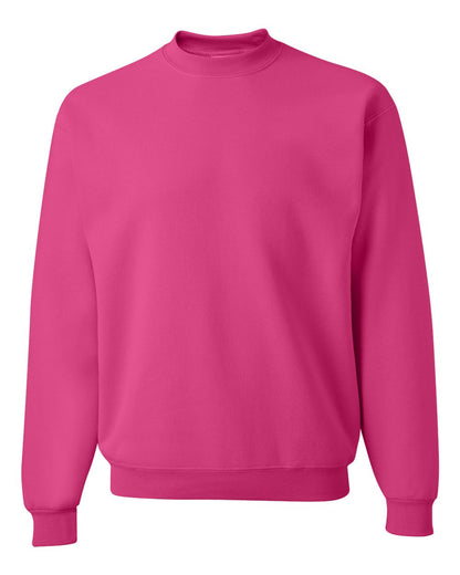 JERZEES Unisex NuBlend® Crewneck Sweatshirt 562MR #color_Cyber Pink