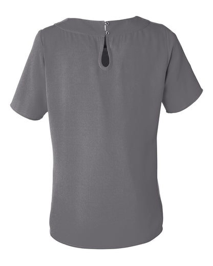 Devon & Jones Women's Perfect Fit™ Boat Neck Blouse DP613W #color_Graphite