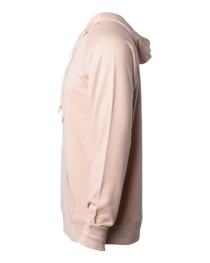 Independent Trading Co. Icon Lightweight Loopback Terry Hooded Sweatshirt SS1000 #color_Rose