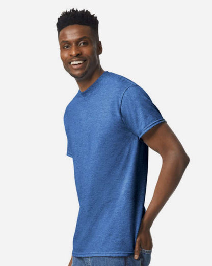Gildan Unisex DryBlend® T-Shirt 8000 #colormdl_Heather Deep Royal