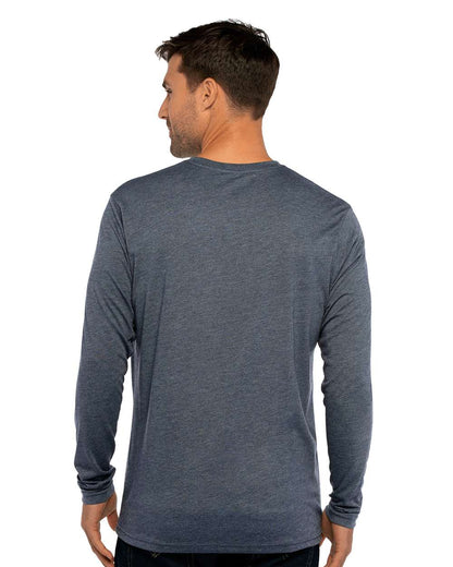 Next Level Triblend Long Sleeve T-Shirt 6071 #colormdl_Indigo