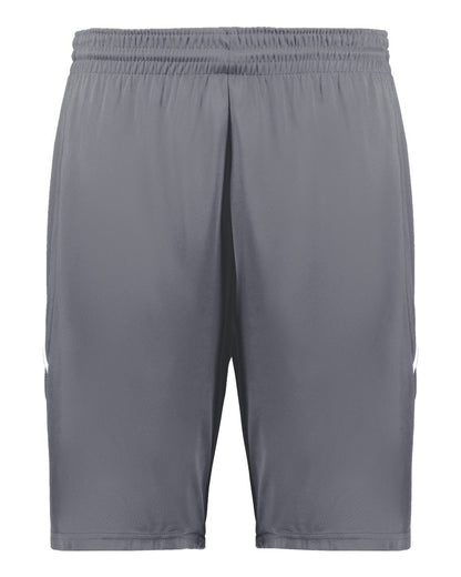 Augusta Sportswear Unisex Alley-Oop Reversible Shorts 1168 #color_Graphite/ White