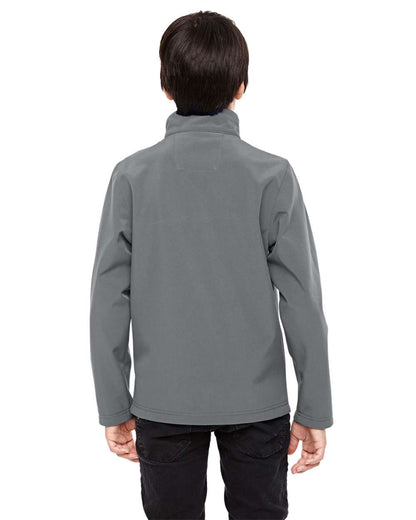 Team 365 Youth Leader Soft Shell Jacket TT80Y #colormdl_Sport Graphite