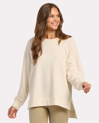 Boxercraft Women's Harlow French Terry Crewneck Sweatshirt BW3101 #colormdl_Natural