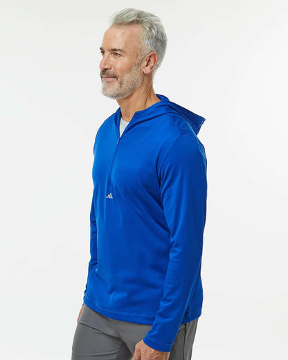 Adidas Lightweight Performance Quarter-Zip Hooded Pullover A596 #colormdl_Collegiate Royal