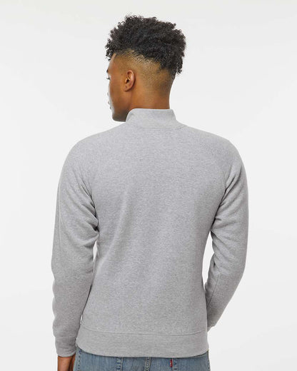 J. America Men's Triblend Quarter-Zip Sweatshirt 8869 #colormdl_Grey Triblend