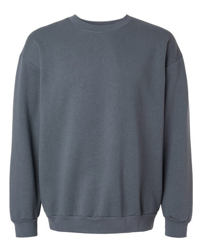American Apparel Unisex ReFlex Fleece Crewneck Sweatshirt RF496 #color_Asphalt
