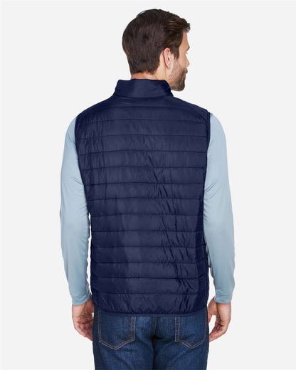 CORE365 Men's Prevail Packable Puffer Vest CE702 #colormdl_Classic Navy