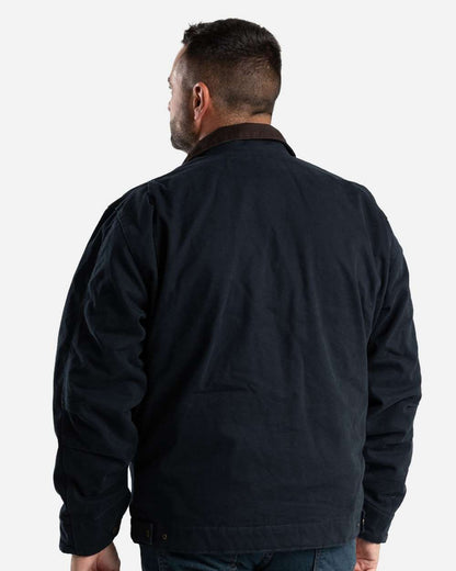 Berne Apparel Men's Highland Washed Gasoline Jacket J374 #colormdl_Midnight