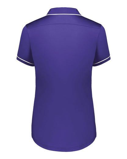 Holloway Women's CoolCore® Polo 222701 #color_Purple/ White