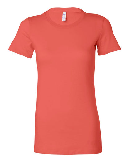 BELLA + CANVAS Women's Slim Fit Tee 6004 #color_Coral