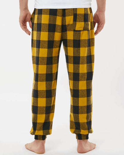 Burnside Flannel Jogger 8810 #colormdl_Gold/ Black