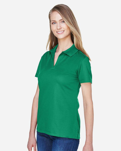 Devon & Jones Women's CrownLux Performance® Plaited Polo DG20W #colormdl_Kelly Green