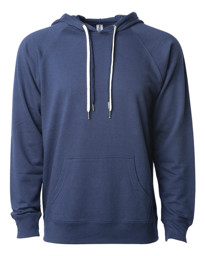 Independent Trading Co. Unisex Icon Lightweight Loopback Terry Hooded Sweatshirt SS1000 #color_Indigo