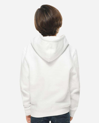 Lane Seven Youth Premium Pullover Hooded Sweatshirt LS1401Y #colormdl_White