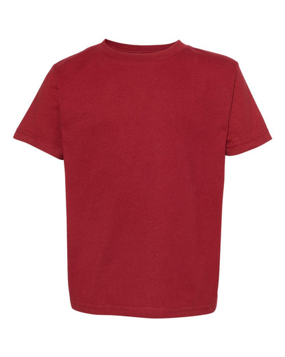 Rabbit Skins Toddler Fine Jersey Tee 3321 #color_Garnet