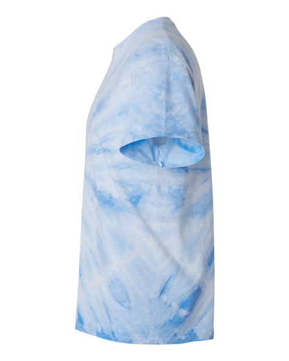 Dyenomite Cyclone Pinwheel Tie-Dyed T-Shirt 200CY #color_Columbia