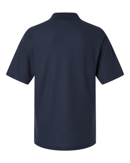 Harriton Men's Tall Maverick CVC Pique Polo M105T #color_Dark Navy