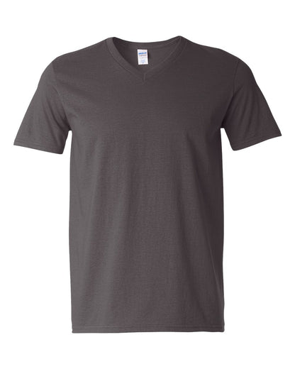 Gildan Unisex Softstyle® V-Neck T-Shirt 64V00 #color_Charcoal