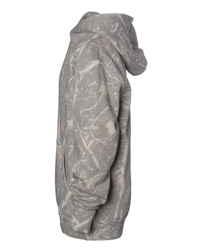 Independent Trading Co. Youth Midweight Hooded Sweatshirt SS4001Y #color_Deadwood Camo