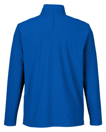 Devon & Jones Men's CrownLux Performance® Windsor Welded Quarter-Zip Pullover DG410 #color_French Blue