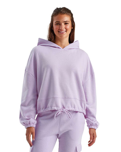 TriDri Women's Cropped Maria Hooded Sweatshirt TD085 #colormdl_Lilac