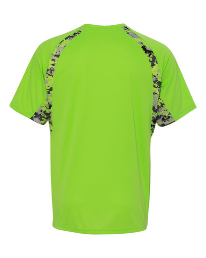 Badger Hook Digital T-Shirt 4140 #color_Lime/ Lime Digital