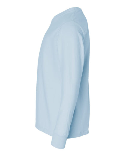 ComfortWash by Hanes Garment-Dyed Youth Long Sleeve T-Shirt GDH275 #color_Soothing Blue