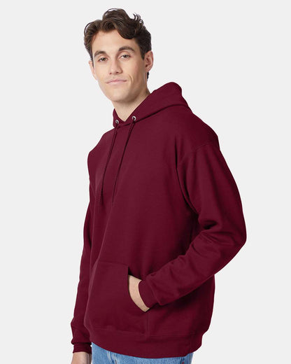 Hanes Unisex EcoSmart® Hooded Sweatshirt P170 #colormdl_Athletic Cardinal
