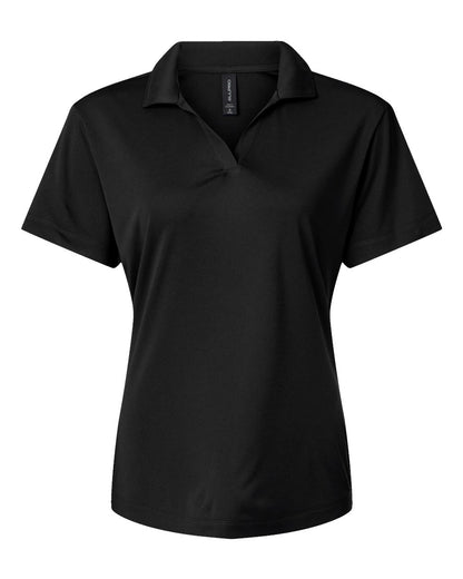AllPro Women's Pro-Lock Performance Polo 41800L #color_Black