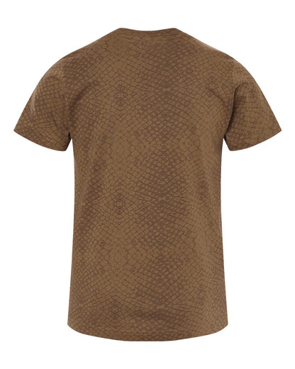 LAT Youth Fine Jersey Tee 6101 #color_Brown Reptile