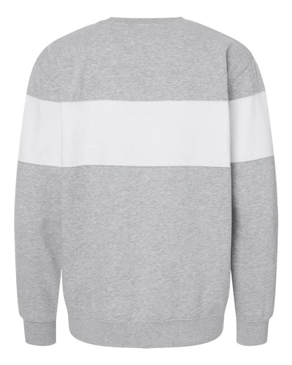J. America Unisex Varsity Fleece Crewneck Sweatshirt 8646 #color_Oxford